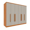 Ver imagem 3 de Guarda Roupa Casal 6 Portas 4 Gavetas 239cm Veneza