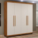 Ver imagem 1 de Roupeiro Master 4 Portas 3 Gavetas Benetil Móveis