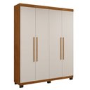 Ver imagem 2 de Roupeiro Master 4 Portas 3 Gavetas Benetil Móveis