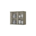 Ver imagem 3 de Armário Aéreo de Cozinha Modulada 2 Portas com Vidro 80cm Connect Henn Duna com Cristal
