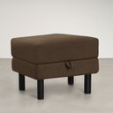 Ver mais imagens de Conjunto Puff Baú 60cm e Bandeja Antúrio CabeCasa MadeiraOriginals Marrom