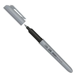 Marcador Brush Metallic Prata - Cis - 2