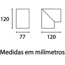 Ver imagem 2 de Arandela Polpe Alumínio 120mm IP54 1xGU10 Germany