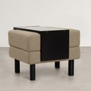 Ver imagem 1 de Conjunto Puff Baú 60cm e Bandeja Antúrio CabeCasa MadeiraOriginals