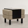 Conjunto Puff Baú 60cm e Bandeja Antúrio CabeCasa MadeiraOriginals - 1