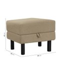 Ver imagem 5 de Conjunto Puff Baú 60cm e Bandeja Antúrio CabeCasa MadeiraOriginals