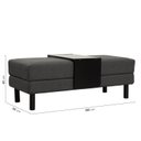 Ver imagem 5 de Conjunto Puff Baú 120cm e Bandeja Antúrio CabeCasa MadeiraOriginals