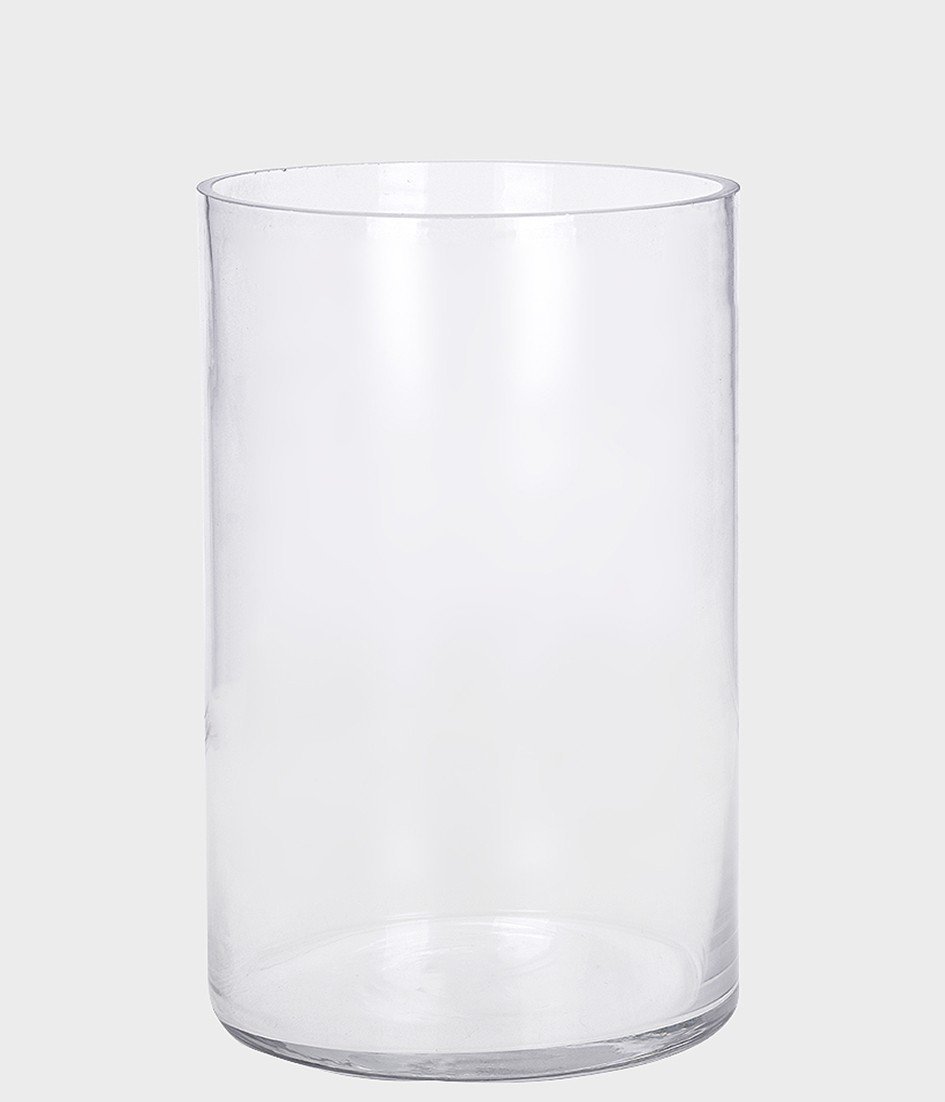 Vaso Decorativo Vidro Tubo Transparente 30cm Único