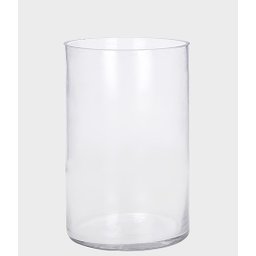 Vaso Decorativo Vidro Tubo Transparente 30cm Único - 1