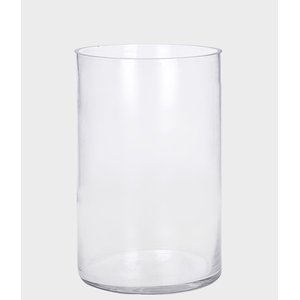 Vaso Decorativo Vidro Tubo Transparente 30cm Único