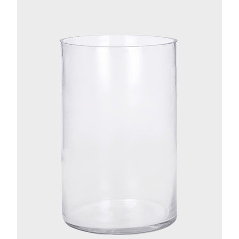 Vaso Decorativo Vidro Tubo Transparente 30cm Único
