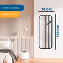 Ver imagem 5 de Espelho Decorativo Retangular Arredondado 70x160 Grande de Parede