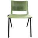 Ver mais imagens de Cadeira Up Fixa Empilhável Escritório Ergonômica Colorida