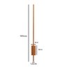 Arandela Perfil Slim Luz Indireta 100Cm 22w 3000K Cobre - 2