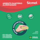 Ver imagem 6 de Assento Vaso Sanitário Almofadado Ibiza Incepa, Sabatini Icasa, Riviera Celite, Paris Ideal Standard