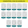 Assento Vaso Sanitário Almofadado Ibiza Incepa, Sabatini Icasa, Riviera Celite, Paris Ideal Standard - 7