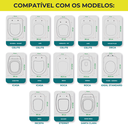 Ver imagem 7 de Assento Vaso Sanitário Almofadado Ibiza Incepa, Sabatini Icasa, Riviera Celite, Paris Ideal Standard