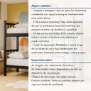 Ver imagem 7 de Beliche Infantil Solteiro Tubular com Escada Lateral Preto