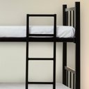 Ver imagem 6 de Beliche Infantil Solteiro Tubular com Escada Lateral Preto