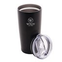 Ver imagem 3 de Copo Térmico Aço Inox Preto C/Parede Dupla e Tampa 600ml Wolff