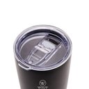 Ver imagem 2 de Copo Térmico Aço Inox Preto C/Parede Dupla e Tampa 600ml Wolff