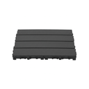 Ver mais imagens de Kit 44 Peças Deck Modular Plástico 30x30 Quintal Piscina Box Cinza Liso