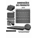 Ver imagem 6 de Kit 44 Peças Deck Modular Plástico 30x30 Quintal Piscina Box Cinza Liso