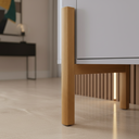 Ver imagem 4 de Aparador Buffet Olívia Pés Madeira Maciça Design Orgânico P/ Hall de Entrada Cantinho do Café:off