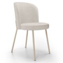 Ver imagem 7 de Kit 5 Cadeiras Sala de Jantar Estofada Gavi Arena L02 Linho Cru - Lyam Decor