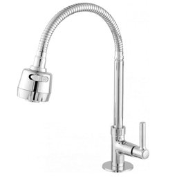Torneira Gourmet para Pia Cozinha Mesa Bancada Luxo 1/4 de Volta Del Metais Exclusiva - 1