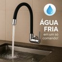 Ver imagem 2 de Torneira para Cozinha de Parede Gourmet Flexivel Fc-01