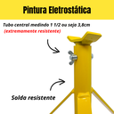 Ver imagem 6 de 4 Preguiças Carro Cavalete para Automóvel 2 Toneladas Tripé Manutenção Aço Alta Durabilidade