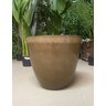 Vaso para Plantas Grande Decorativo Sala Jardim Alto Brilho (liso/marrom-claro) - 4