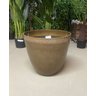 Vaso para Plantas Grande Decorativo Sala Jardim Alto Brilho (liso/marrom-claro) - 7