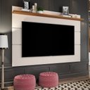 Ver imagem 1 de Painel para TV até 60 Polegadas MDF 160CMX132CM 1 Prateleira Vivare New Bege