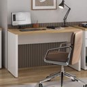 Ver imagem 4 de Mesa Escrivaninha para Escritório Loke Olmo/branco