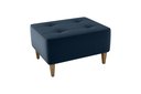 Ver imagem 2 de Kit 2 Puff Decorativo Piva Suede Azul Marinho
