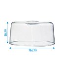 Ver imagem 3 de Tampa Acrílico Transparente Bolos e Tortas Pequena 16x8cm