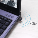 Ver imagem 2 de Adaptador Receptor USB Bluetooth 5.0 Conexão Caixa Som Pc Ad-014