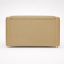 Ver imagem 6 de Kit Namoradeira + 4 Poltronas Decorativas para Sala Mila Suede Cores Pé de Plastico Cromado