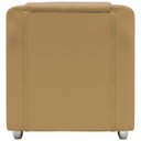 Ver imagem 3 de Kit Namoradeira + 4 Poltronas Decorativas para Sala Mila Suede Cores Pé de Plastico Cromado