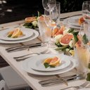 Ver imagem 3 de Aparelho de Jantar Maria Augusta Porcelana 30 Peças Tramontina Mesa Posta Branca