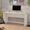 Ver imagem 1 de Mesa Reta 30mm Pe Painel 15mm 1400x600 - Dubai/branco