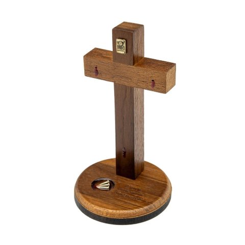 Crucifixo Cruz sem o Cristo Jesus Ressuscitado Mesa 13 Cm