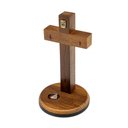 Ver imagem 1 de Crucifixo Cruz sem o Cristo Jesus Ressuscitado Mesa 13 Cm