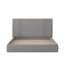 Ver imagem 3 de Cama King Flutuante 193cm com Cabeceira Romana Linho
