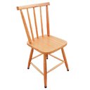 Ver imagem 2 de Jogo de Jantar Colonial Brisa Mesa 90 Cm + 04 Cadeiras Mel Rustico