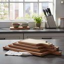 Ver imagem 2 de Kit 6 Tábuas de Corte de Madeira Presente Churrasco Festas:marrom