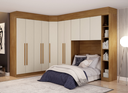Ver imagem 1 de Modulado Casal 5 Peças 100%MDF Cumaru Fendi Novo Horizonte