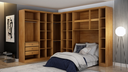 Ver imagem 2 de Modulado Casal 5 Peças 100%MDF Cumaru Fendi Novo Horizonte